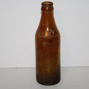 🧪 Vintage Certo Brown Bottle · 7.5" Tall Made in USA ·